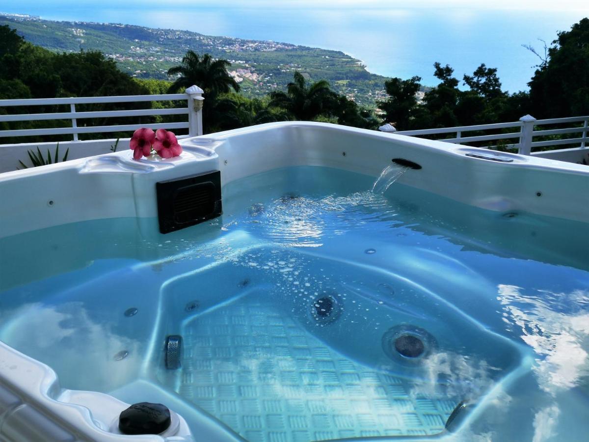 Belavue & Spa Prive, Avec Vue Panoramique Sur Mer, Jardin Creole Paysager, Jacuzzi Prive Bouillante Kültér fotó