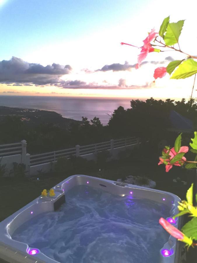 Belavue & Spa Prive, Avec Vue Panoramique Sur Mer, Jardin Creole Paysager, Jacuzzi Prive Bouillante Kültér fotó