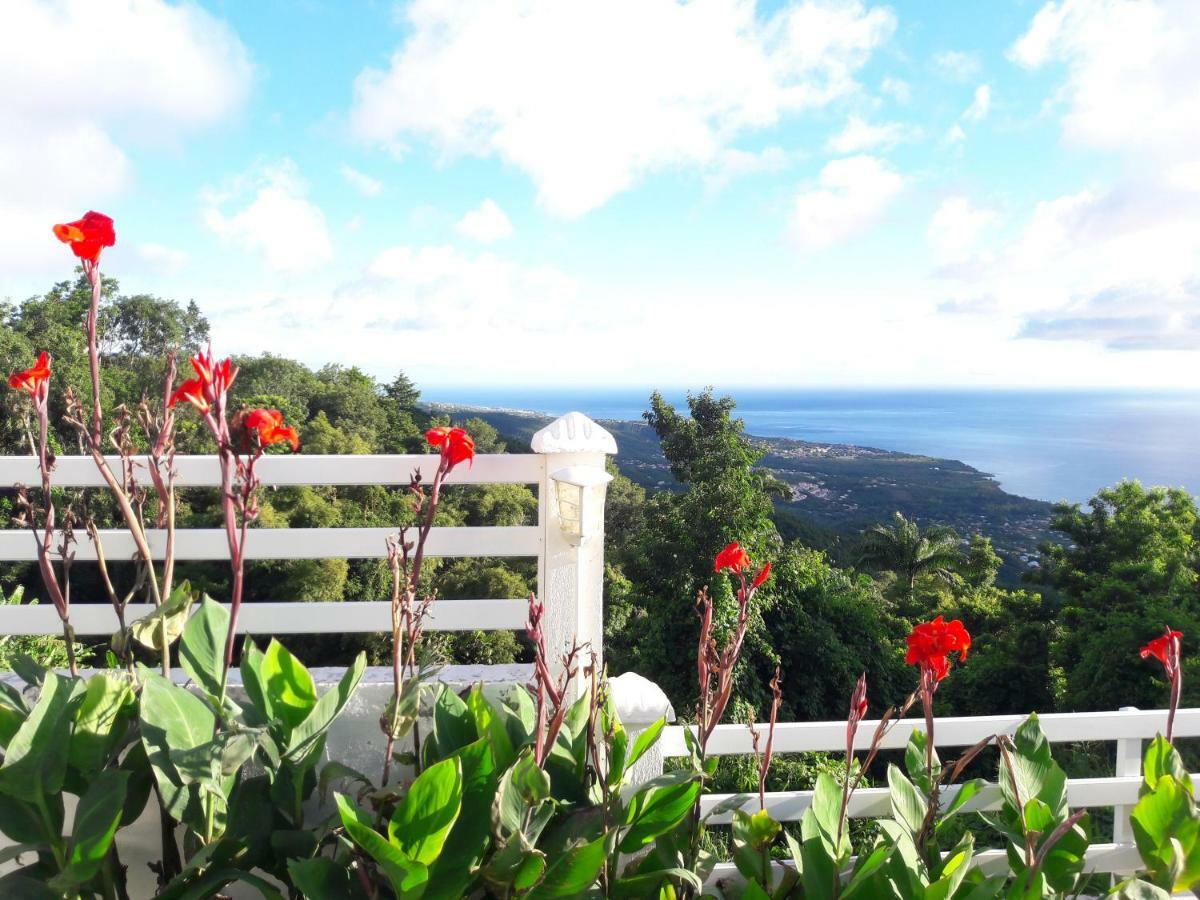 Belavue & Spa Prive, Avec Vue Panoramique Sur Mer, Jardin Creole Paysager, Jacuzzi Prive Bouillante Kültér fotó